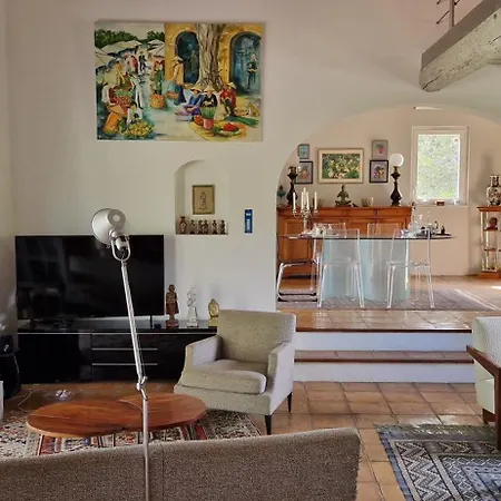 Villa Beautiful Air-Conditioned Villa 10 M Aix Eguilles