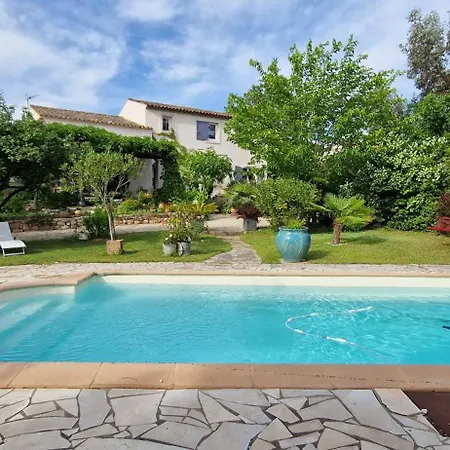 Villa Beautiful Air-Conditioned Villa 10 M Aix Eguilles